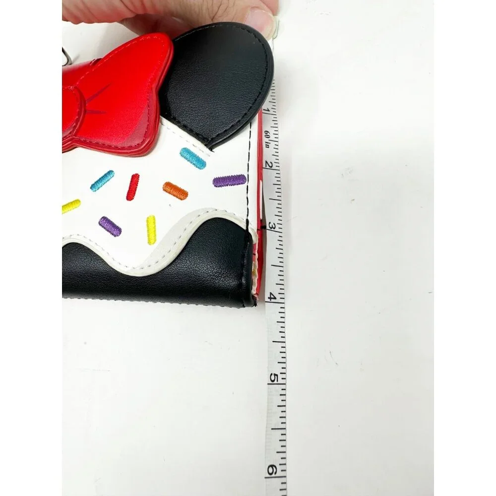 Loungefly Disney‎ Minnie Sweets Collection Cosplay Flap Wallet Sprinkle Cupcake